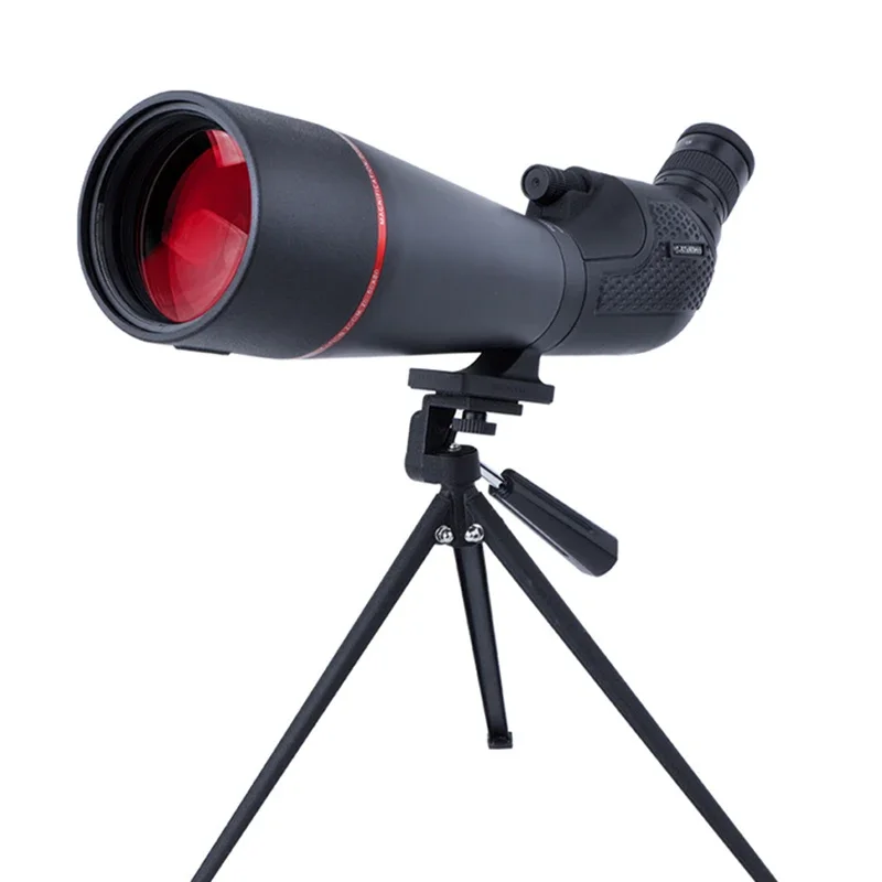 

20-60x80 Spotting Scope Zoom Monocular Powerful Telescope Bak4 Prism Waterproof For Camping Bird Watching Target Shooting