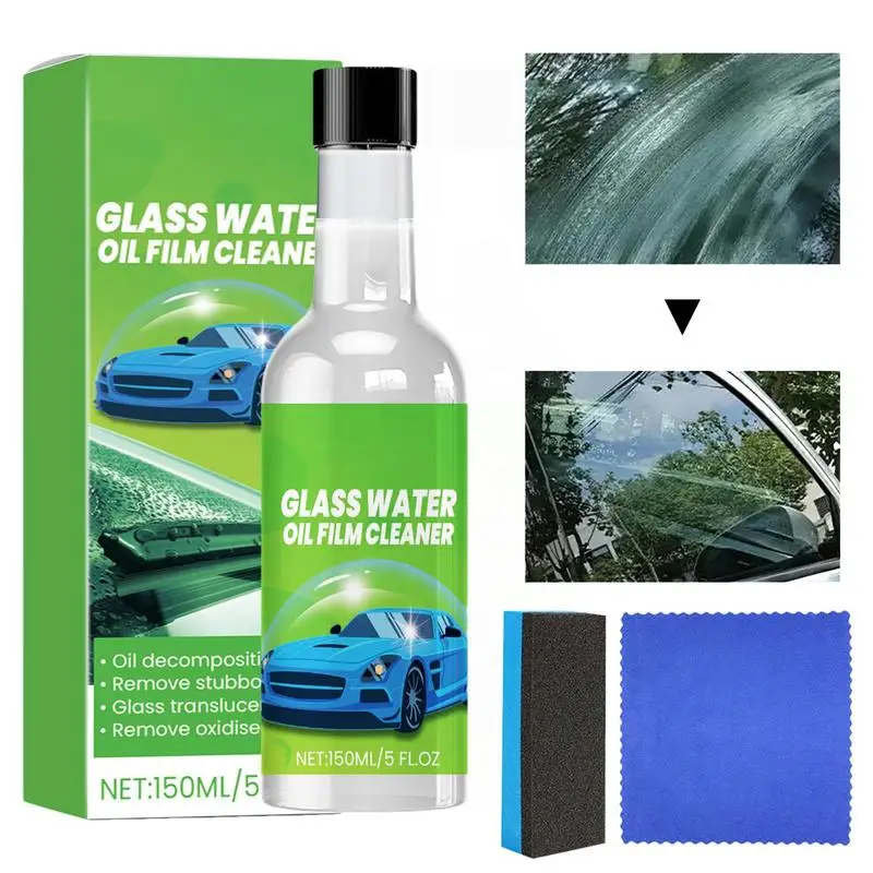 150ml Car Glass Oil Film Remover Auto Windshield Water Spots Stain Removal Agent Hydrophobic Car Window Cleaning Detailing Tools
150ml Car Glass Oil Film Remover Auto Windshield Water Spots Stain Removal Agent Hydrophobic Car Window Cleaning Detailing Tools