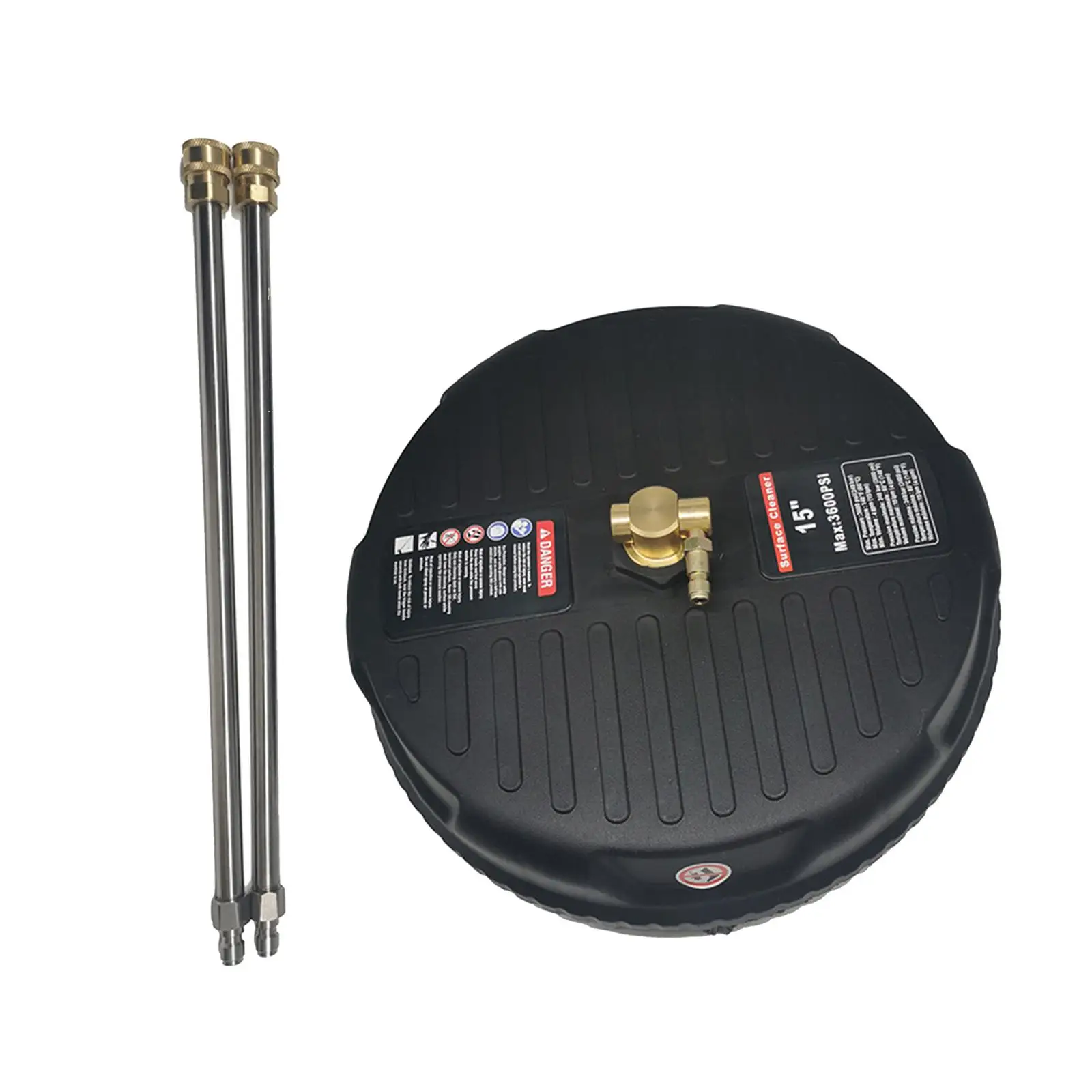 15inch Rotary Surface Cleaner 3600PSI Replaceable Pressure Washer Surface Cleaner for Walkways Decks Wood Ceramic Tile Driveways
15inch Rotary Surface Cleaner 3600PSI Replaceable Pressure Washer Surface Cleaner for Walkways Decks Wood Ceramic Tile Driveways