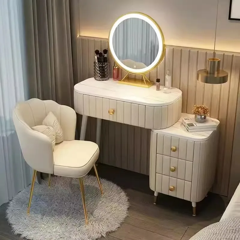 

Bedroom Hotel Dressers Vanity Mirror Mobile Cabinets Chest Dressers Nightstand Storage Closets Tavolo Da Trucco Room Furniture