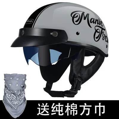 

Motorbike Helm Free gift Motorcycle Helmet for man women Vintage Japanese Style Chopper Biker DOT approved Motocross Helmets