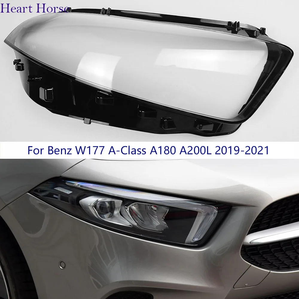 

Car Replacement Headlight Shell Auto Lens Glass Headlamp Caps Transparent Light Cover For Benz W177 A-Class A180 A200L 2019-2021