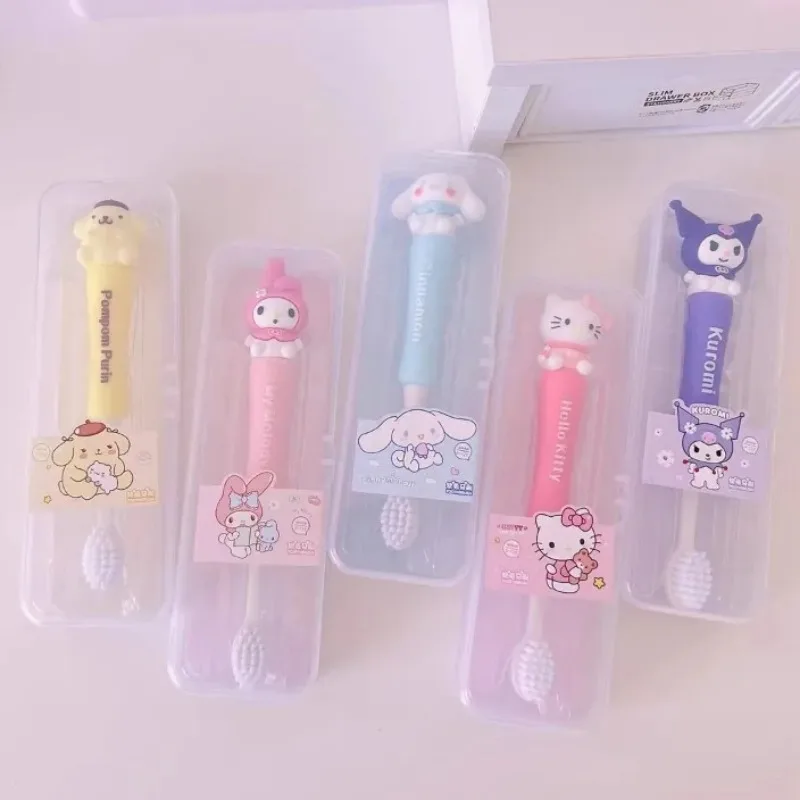 Sanrio Hello Kitty My Melody Child Toothbrush Kawaii Cartoon Cute Cinnamoroll Nanometer Soft Fur Toothbrush Clean Care Teeth
Sanrio Hello Kitty My Melody Child Toothbrush Kawaii Cartoon Cute Cinnamoroll Nanometer Soft Fur Toothbrush Clean Care Teeth