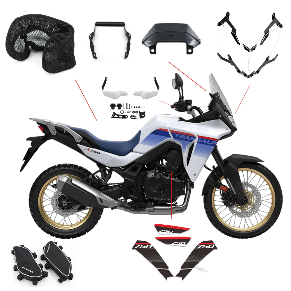 Аксессуары для мотоциклов Honda XL750 Transalp XL 750 Transalp, чехол для сиденья, защита фары, задняя крышка, зеркала GPS-навигации
Аксессуары для мотоциклов Honda XL750 Transalp XL 750 Transalp, чехол для сиденья, защита фары, задняя крышка, зеркала GPS-навигации