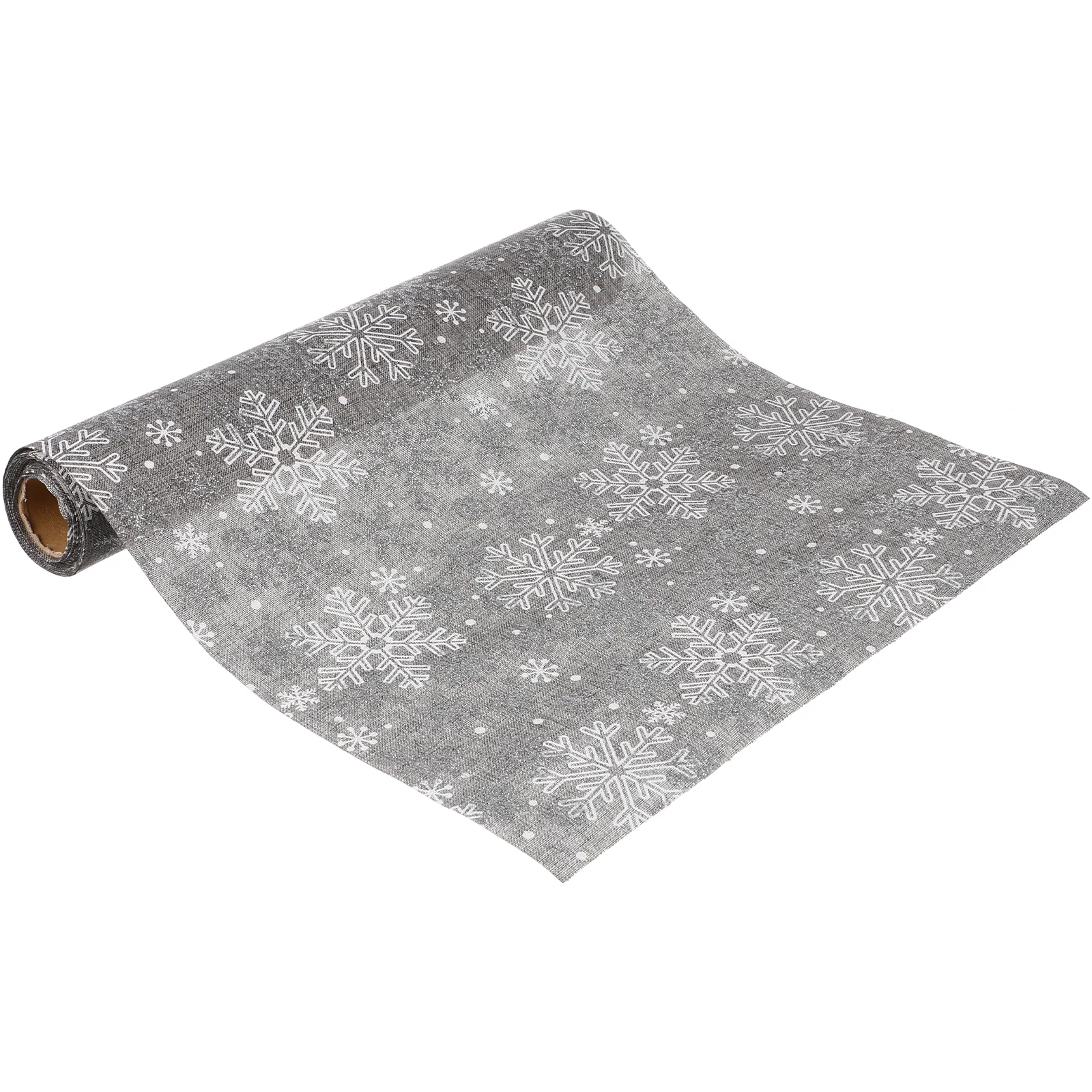 

Snowflake Tablecloth Christmas Tabletop Cloth Printed Table Runner Xmas Supply