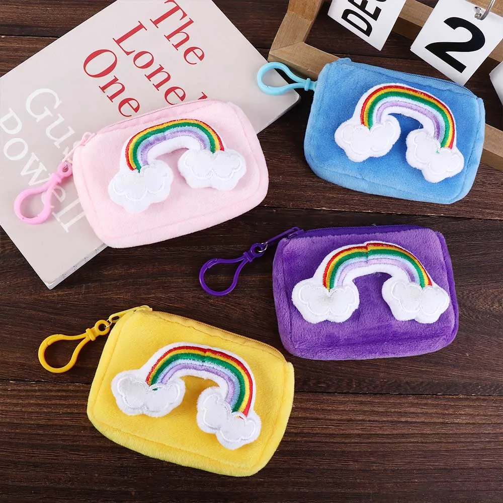 Kawaii Cute Rainbow Plush Purse Toy Card Bag Decoration Portable Pendant with Keychain for Girl Kids Gift
Kawaii Cute Rainbow Plush Purse Toy Card Bag Decoration Portable Pendant with Keychain for Girl Kids Gift