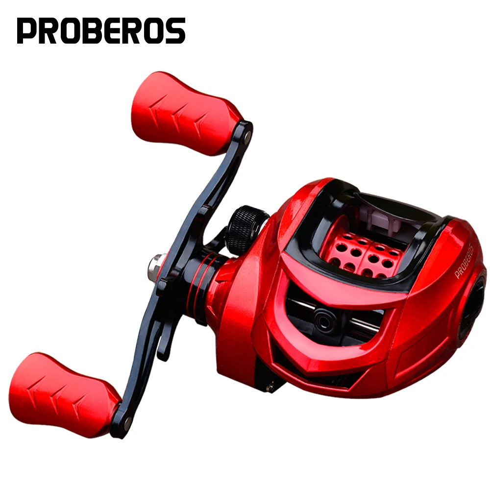 PROBEROS Baitcasting Reel 7.2:1 Gear Ratio Reel Freshwater Aluminum Spool 10 KG Max Drag Fishing Reel 12 Magnetic Brake System
PROBEROS Baitcasting Reel 7.2:1 Gear Ratio Reel Freshwater Aluminum Spool 10 KG Max Drag Fishing Reel 12 Magnetic Brake System