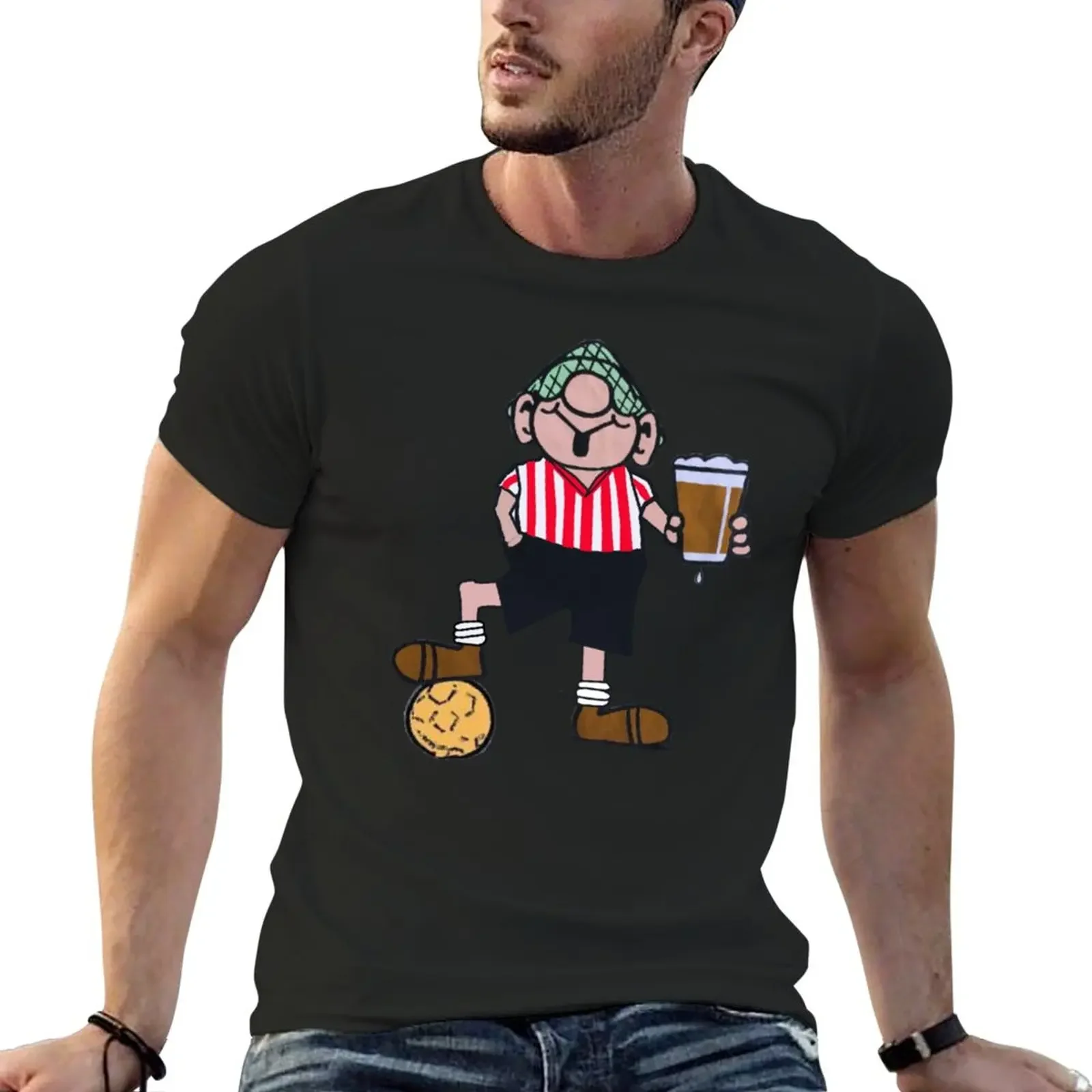 

ANDY CAPP RED AND WHITE FOOTBALL SHIRT T-Shirt customizeds animal prinfor boys plain t shirts men