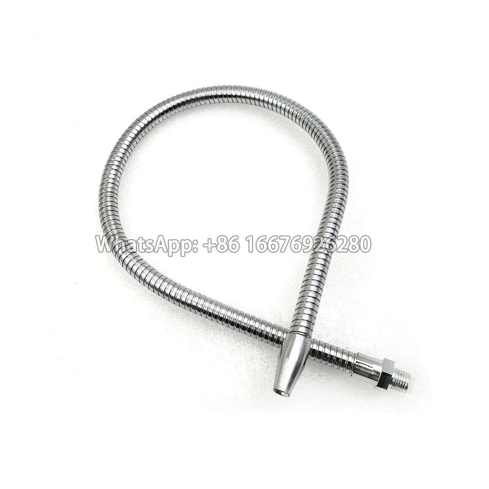 

1/4" 3/8" 1/2" Lathe Cooling Round Nozzle Metal Flexible Water Oil Coolant Pipe Hoses with Rotary Switch For CNC Machine
