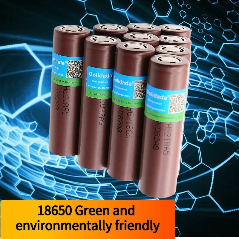 AAA New Dolidada 100% Original 18650 Battery HG2 3000 Mah 3,7 V Rechargeable Battery for HG2 18650 Lithium Battery 3000 Mah
AAA New Dolidada 100% Original 18650 Battery HG2 3000 Mah 3,7 V Rechargeable Battery for HG2 18650 Lithium Battery 3000 Mah