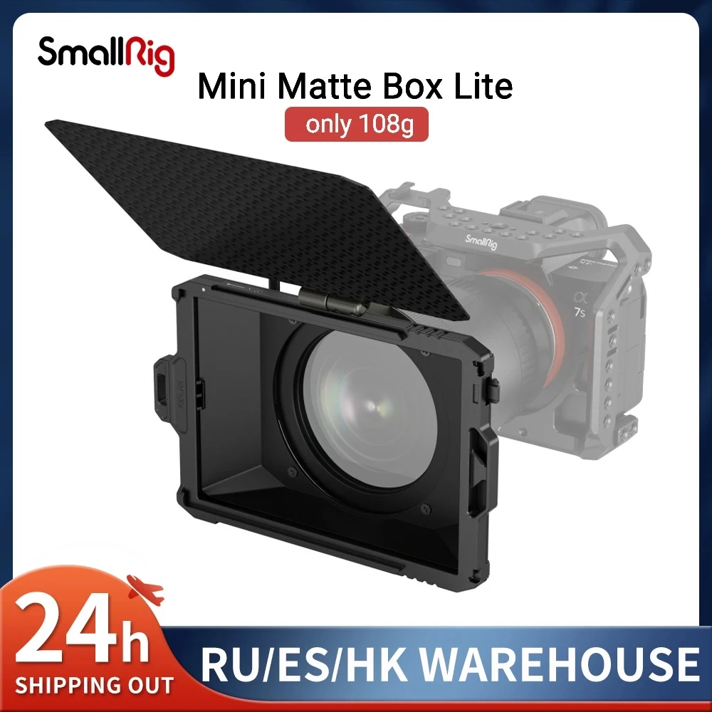 SmallRig Universal Mini Matte Box Lite For SONY CANON NIKON Camera Carbon Fiber Top Flag Multiple Filters Weighs Only 108g 3575
SmallRig Universal Mini Matte Box Lite For SONY CANON NIKON Camera Carbon Fiber Top Flag Multiple Filters Weighs Only 108g 3575