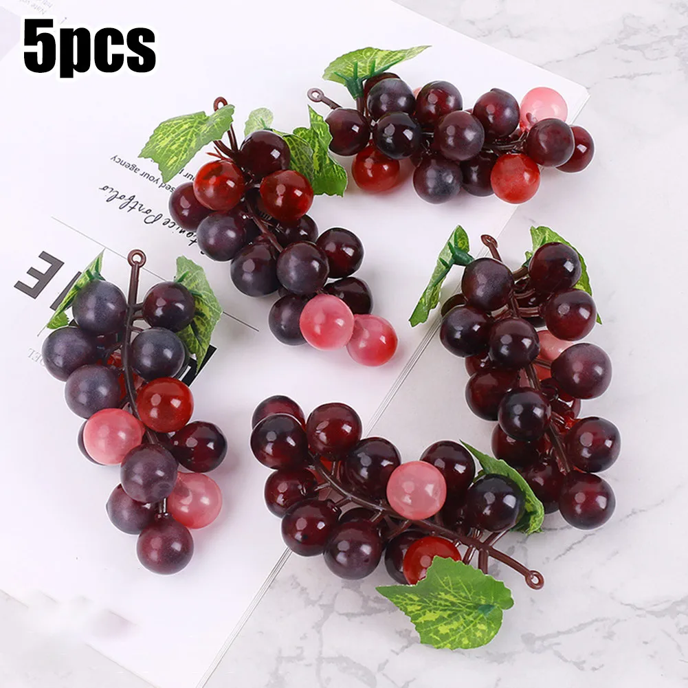 5pc/set Artificial Grape PVC 18 Pieces Simulated Grape Bunches Lifelike Fake Fruit Vegetables Photography Props Home Decoration
5pc/set Artificial Grape PVC 18 Pieces Simulated Grape Bunches Lifelike Fake Fruit Vegetables Photography Props Home Decoration