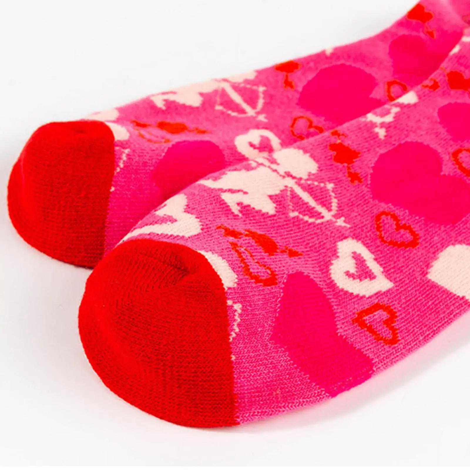 

10 Pairs Valentine's Day Socks Love Heart Socks for Women Girls Soft Lightweight Crew Socks for Mom Men Unisex Kids Girlfriend