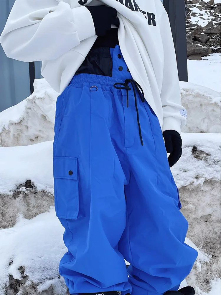 Unisex Waterproof Ski And Snowboarding Cargo Pants