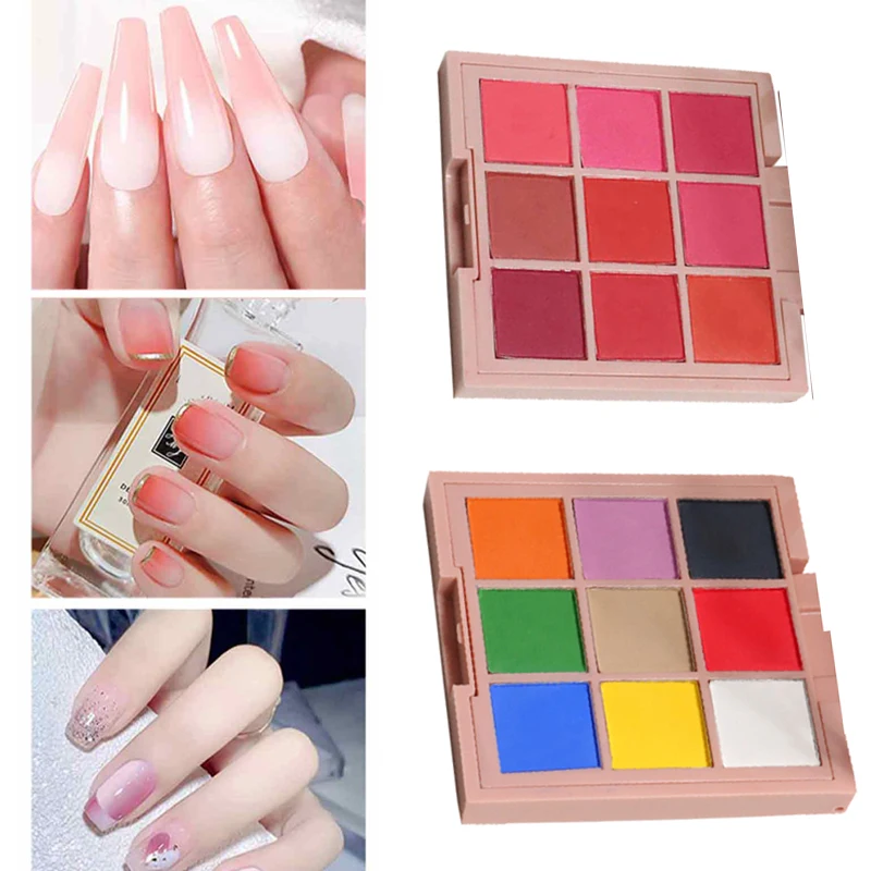 Nail Powder Palette 9 Colors Nail Gradient Glitter Pigment Set Chrome Powder Powder Holographic Aurora Powder
Nail Powder Palette 9 Colors Nail Gradient Glitter Pigment Set Chrome Powder Powder Holographic Aurora Powder