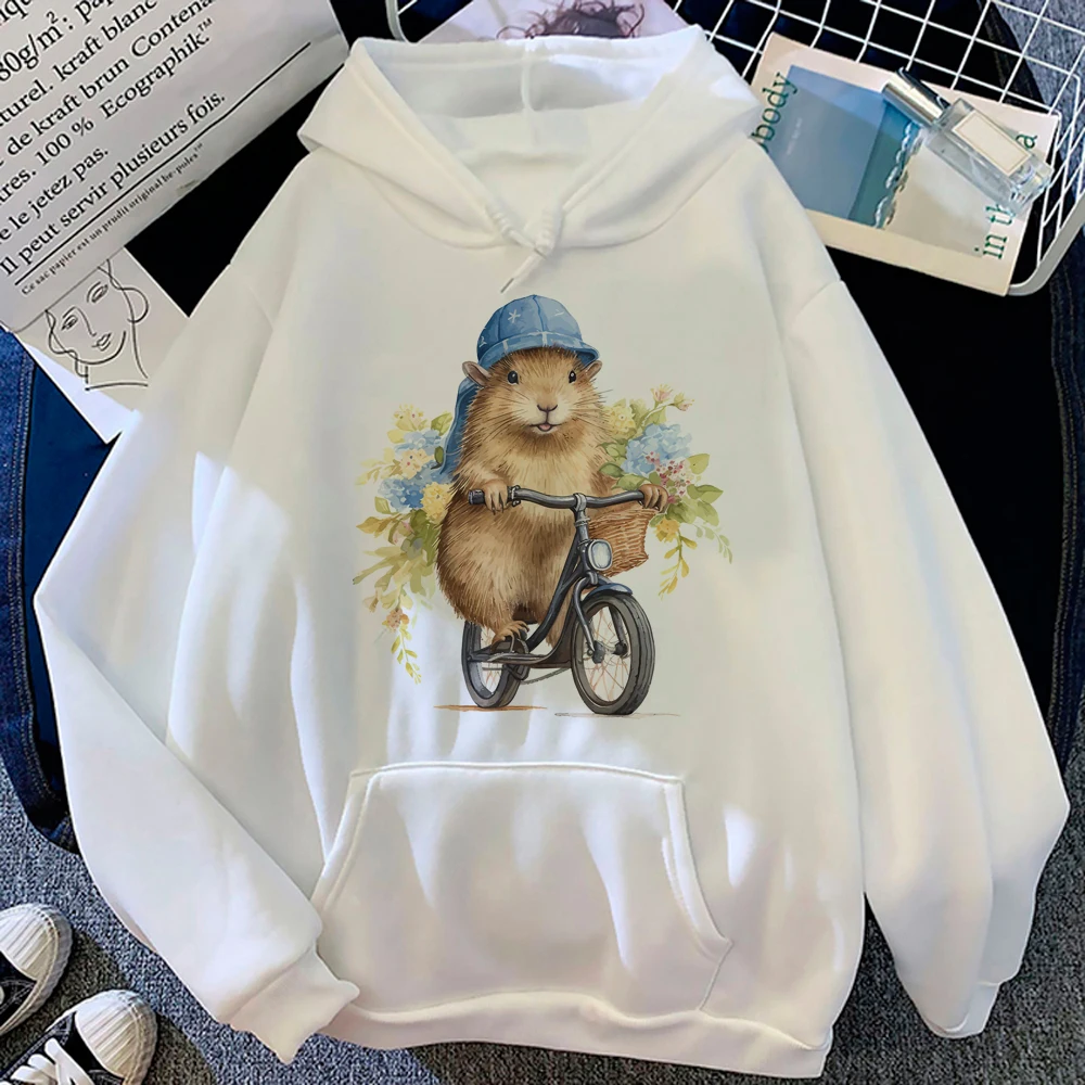 Capybara hoodies women Korean style streetwear harajuku anime tracksuit women aesthetic clothing
Capybara hoodies women Korean style streetwear harajuku anime tracksuit women aesthetic clothing