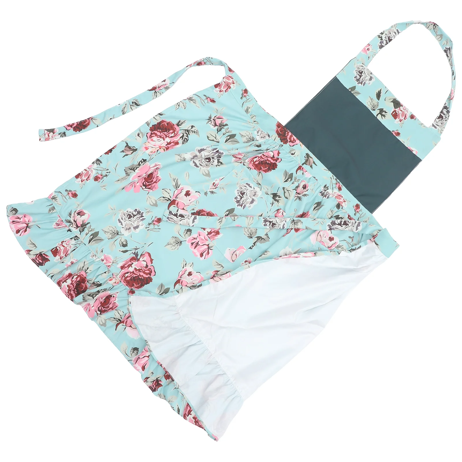 

Grill Aprons for Men Women's Gardening Floral Flower Pretty Barbecue with Packets Tool Dual Miss
