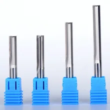 

1pc 6mm Two Flutes Straight router bits for wood CNC Straight Engraving Cutters Carbide Endmills Tools Milling Cutter