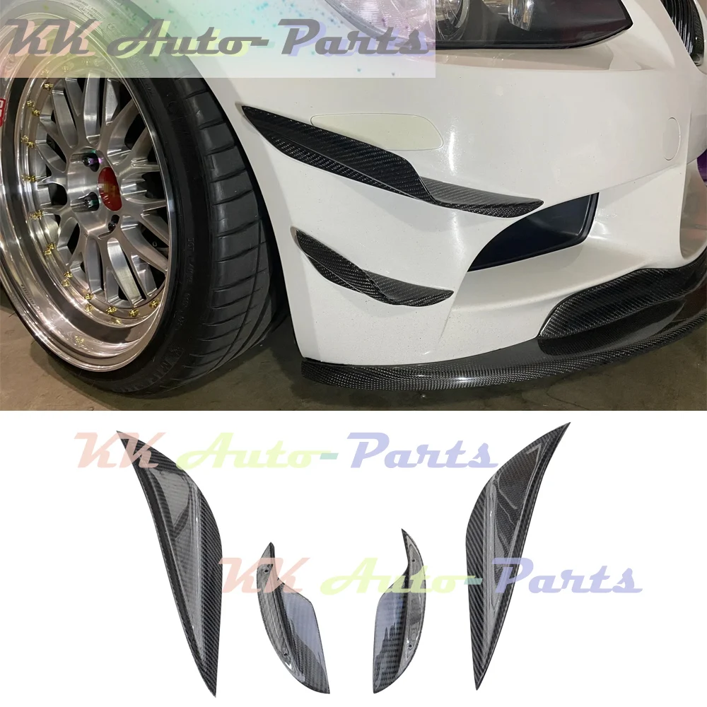 4pcs Carbon Fiber Front Bumper Lip Fins Fender Canards Trims Splitters For BMW E90 E92 E93 M3 2008-2013 Car Accessories
4pcs Carbon Fiber Front Bumper Lip Fins Fender Canards Trims Splitters For BMW E90 E92 E93 M3 2008-2013 Car Accessories