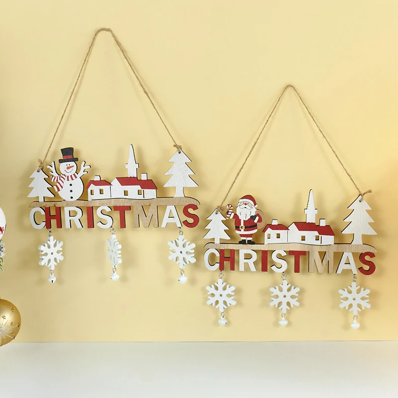 Christmas Santa Snowman Elk Snowflake Pendant Decorative Wooden Letter Signs Xmas Tree Ornaments Door Hanging Sign Navidad Gifts
Christmas Santa Snowman Elk Snowflake Pendant Decorative Wooden Letter Signs Xmas Tree Ornaments Door Hanging Sign Navidad Gifts