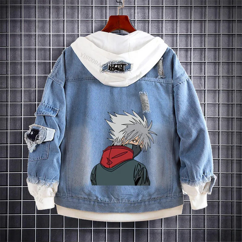 New Anime Denim Jacket Sweatshirts Hoodies Oversized Patchwork Denim Jacket Personality Outerwear Coat Men Women Cosplay Costume
New Anime Denim Jacket Sweatshirts Hoodies Oversized Patchwork Denim Jacket Personality Outerwear Coat Men Women Cosplay Costume