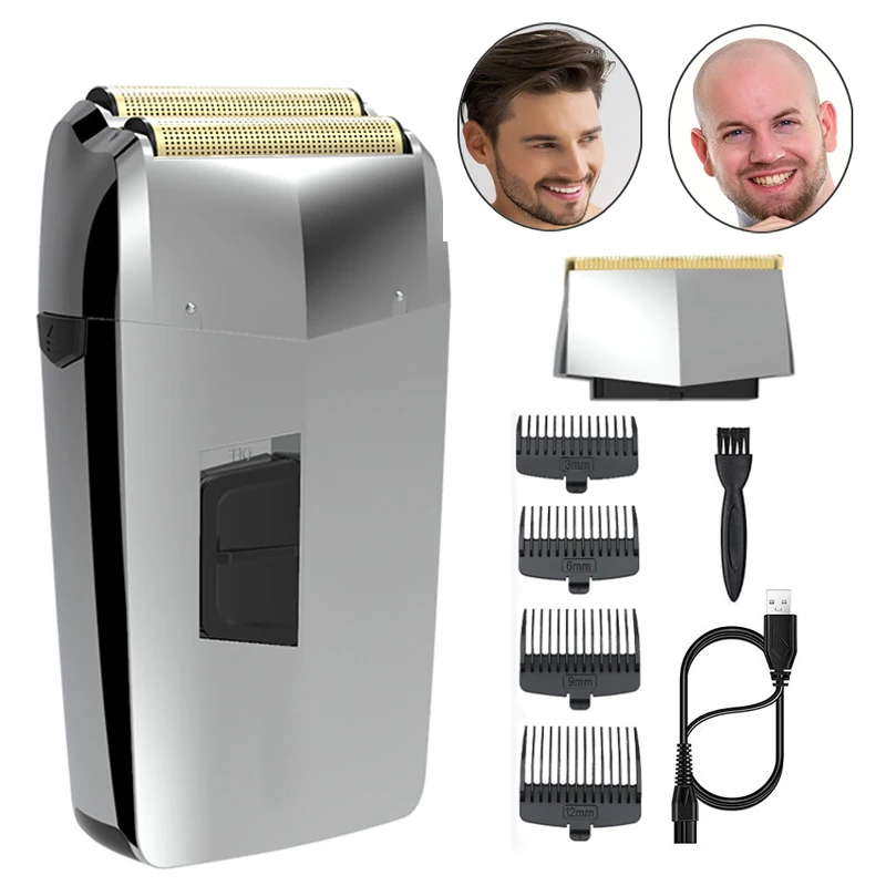 Powerful Rechargeable Electric Shaver Wet and Dry Beard Electric Shaver Men Bald Shaver Hair Finishing Fading
Powerful Rechargeable Electric Shaver Wet and Dry Beard Electric Shaver Men Bald Shaver Hair Finishing Fading