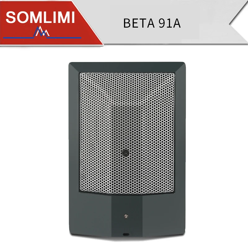 

SOMLIMI Condenser Wired Microphone BETA91A Kick Drum Mic Low Frequency Instrument Pickup