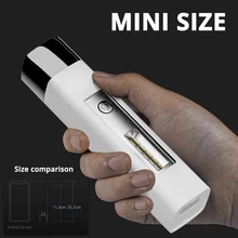 Rechargeable Led Flashlight Torch 4 Lighting Modes With COB Side Light Power Bank Camping Adventure Outdoor Portable Lights
Rechargeable Led Flashlight Torch 4 Lighting Modes With COB Side Light Power Bank Camping Adventure Outdoor Portable Lights