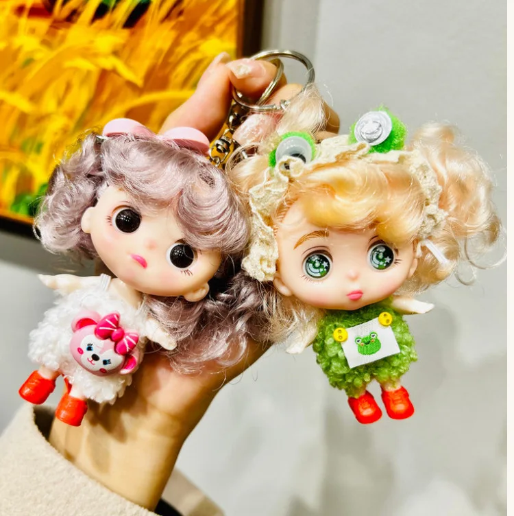 4-inch BJD 10cm Keychain Doll 5-joint Movable 3D Star Eye Doll Girl Schoolbag Pendant Accessories Toy Children's Birthday Gift
4-inch BJD 10cm Keychain Doll 5-joint Movable 3D Star Eye Doll Girl Schoolbag Pendant Accessories Toy Children's Birthday Gift