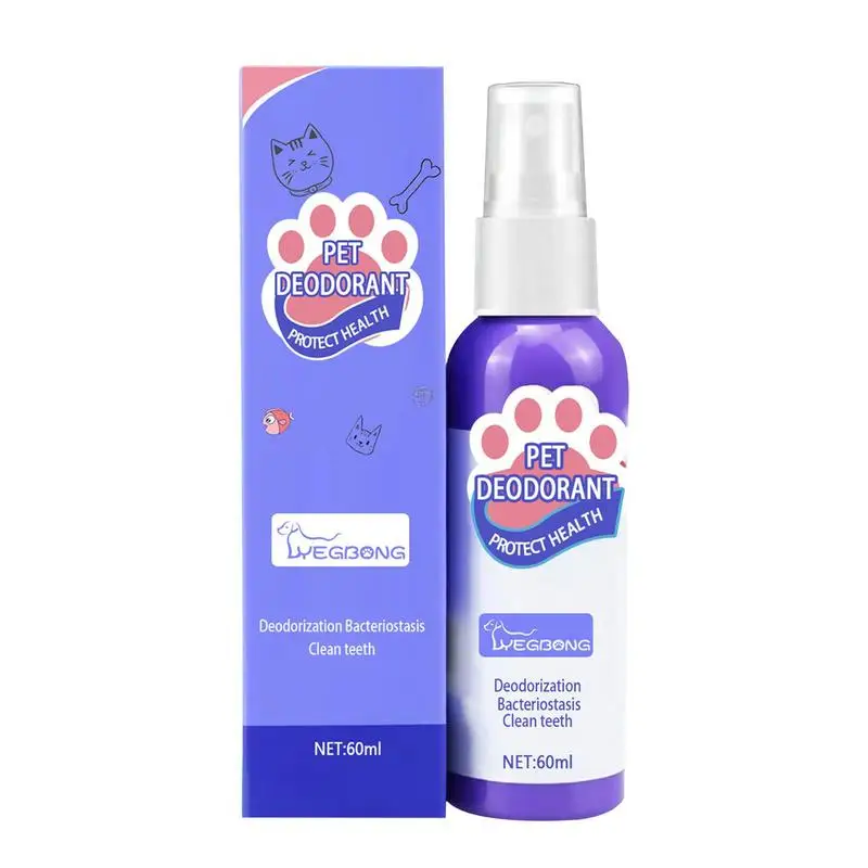 

60ml Pet Oral Cleanse Spray Plant Extract Dogs Cats Teeth Clean Deodorant Prevent Calculus Remove Kitten Bad Breath Pet Supplies