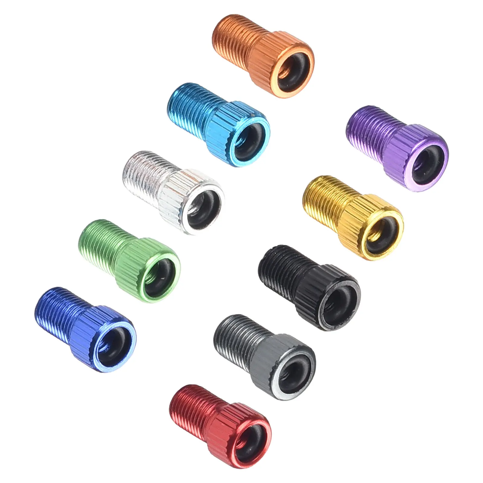 Hassle free Tire Inflation 10 pcs Valve Adapter Set for Bicycles with AV and FV Valve Conversion and Air Compressor Accessories
Hassle free Tire Inflation 10 pcs Valve Adapter Set for Bicycles with AV and FV Valve Conversion and Air Compressor Accessories