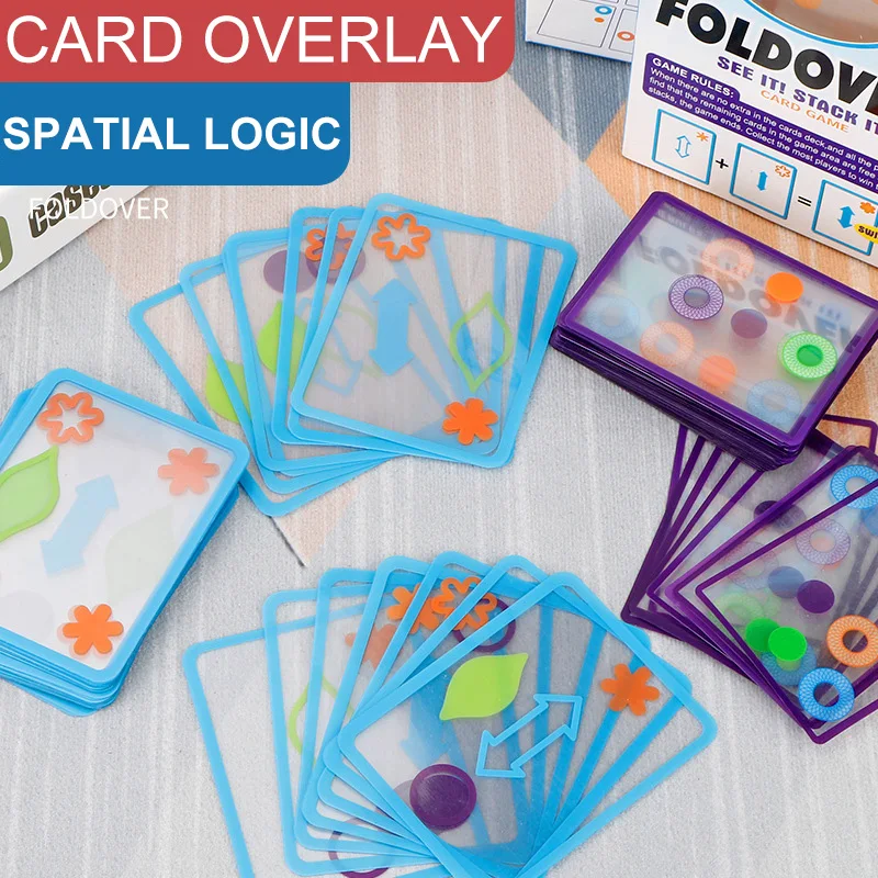Sensory Education Cognitive Cards Kids Puzzle Toys Color & Shape Matching Game Parent-Child Interaction Transparent Overlap Card
Sensory Education Cognitive Cards Kids Puzzle Toys Color & Shape Matching Game Parent-Child Interaction Transparent Overlap Card