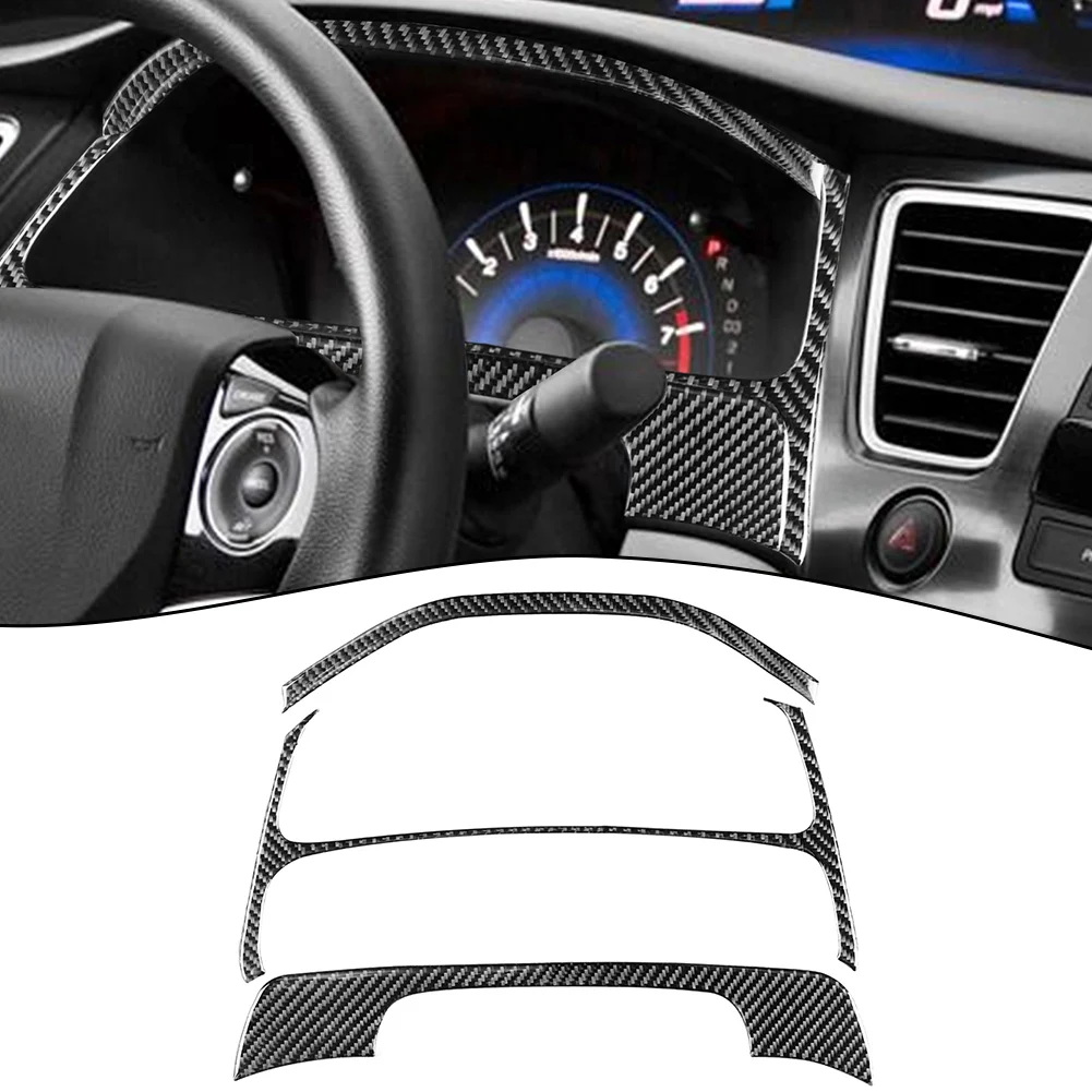 3×Carbon Fiber Dashboard Speedometer Panel Decor Cover For Honda Civic 13-15 2024 Hot Sale Brand New And High Quality
3×Carbon Fiber Dashboard Speedometer Panel Decor Cover For Honda Civic 13-15 2024 Hot Sale Brand New And High Quality