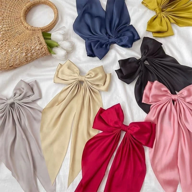 Big Bows Hair Barrettes Clip for Women Girls Solid Color Hair Bows Bowsknot Hair Clips Fashion Party Gift Decoration
Big Bows Hair Barrettes Clip for Women Girls Solid Color Hair Bows Bowsknot Hair Clips Fashion Party Gift Decoration