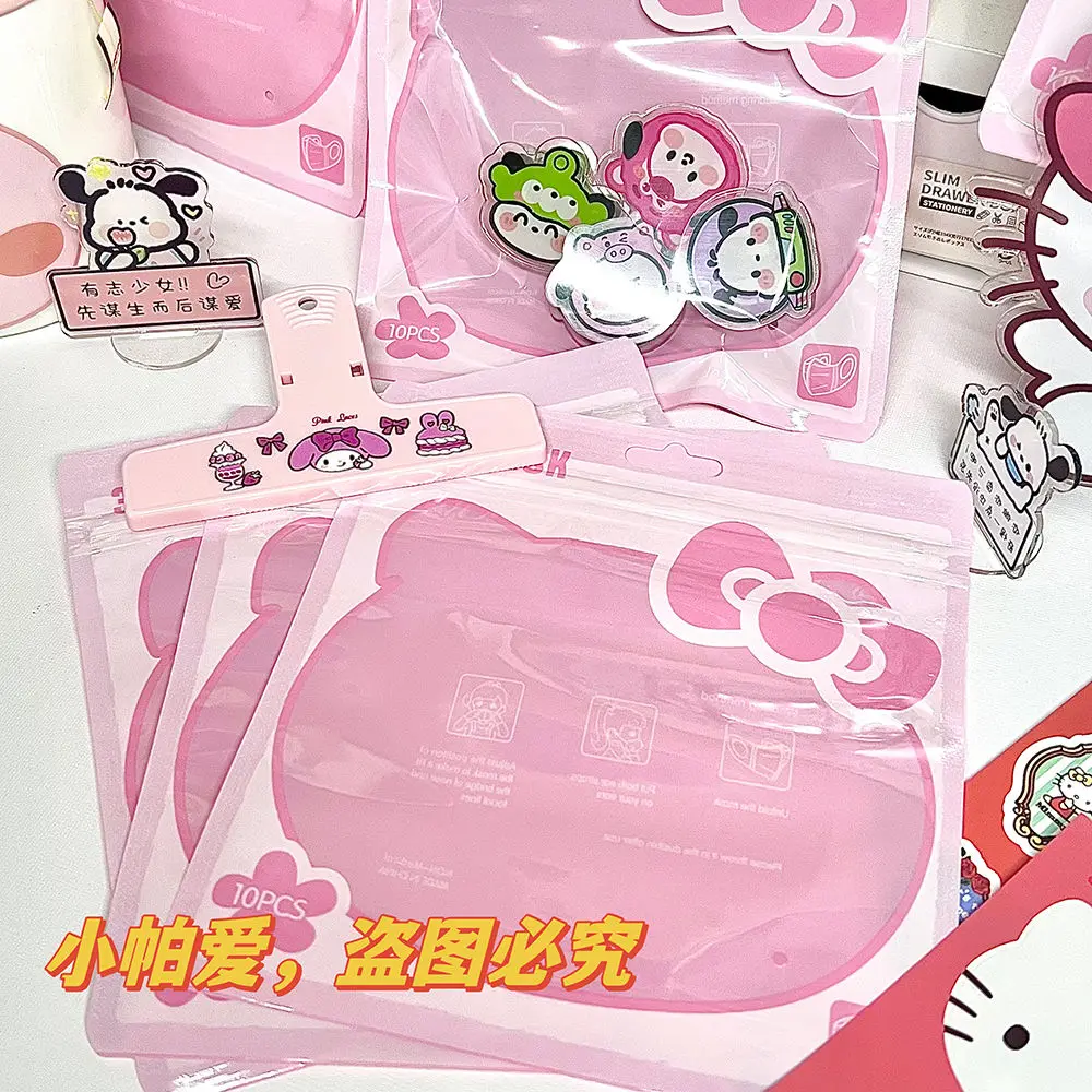 Розовый пакет для хранения Hello Kitty, герметичный пакет для пищевых продуктов, ювелирные изделия/подарок/печенье/многоразовый прозрачный пластиковый упаковочный пакет на молнии
Розовый пакет для хранения Hello Kitty, герметичный пакет для пищевых продуктов, ювелирные изделия/подарок/печенье/многоразовый прозрачный пластиковый упаковочный пакет на молнии