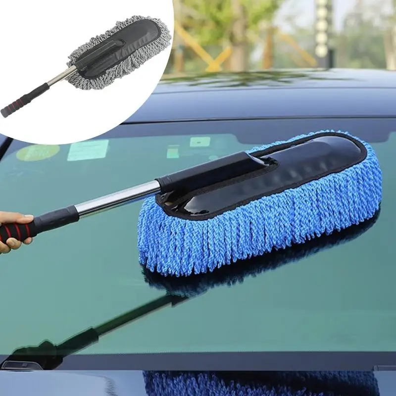 

Home Clean Dust Removal Car Detailing Car Cleaning Tools Car Dust Mop Microfiber Washing Brush Car Wash Supplies