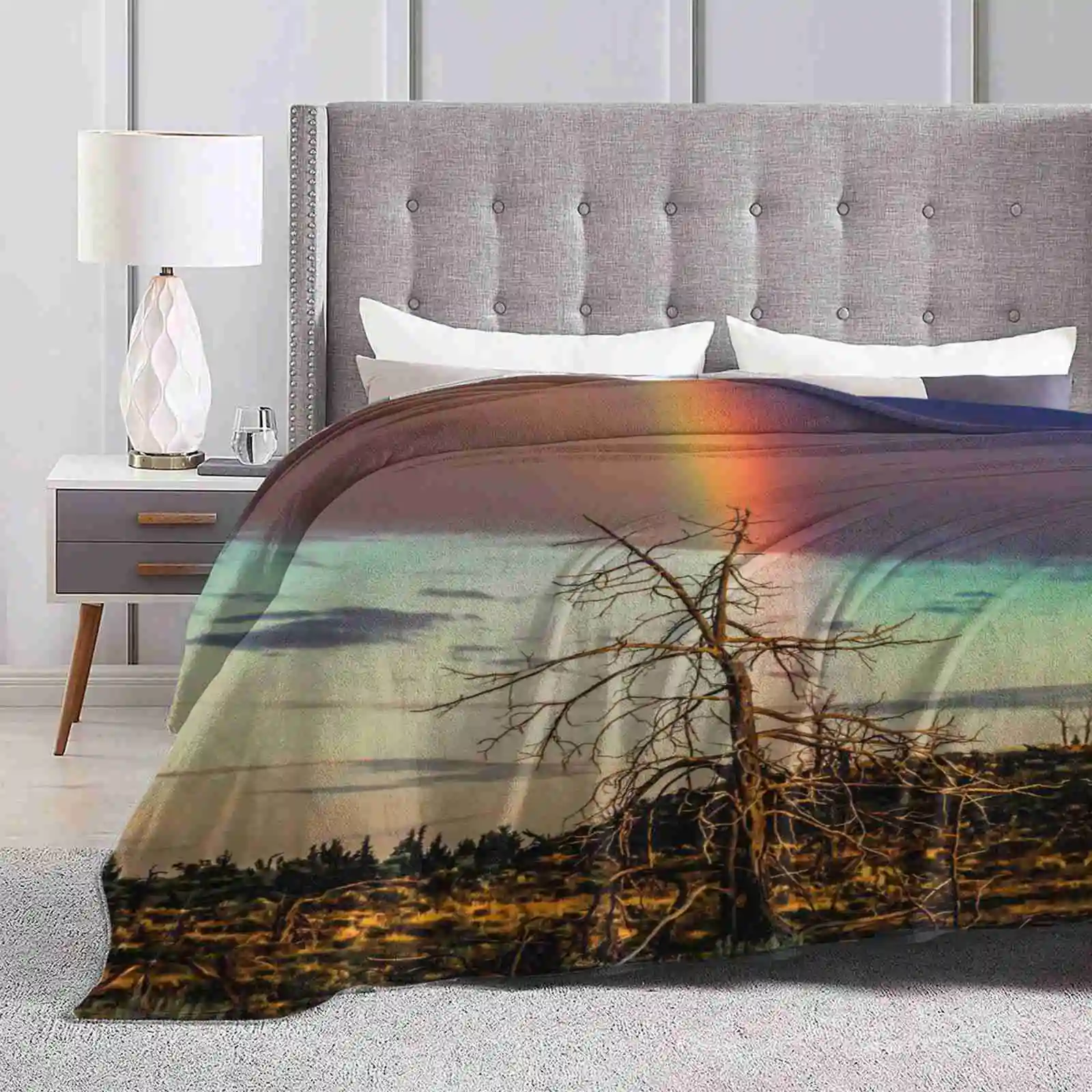 Rainbows-N-Old Juniper All Sizes Soft Cover Blanket Home Decor Bedding Sunset Rainbow Tree Oregon
Rainbows-N-Old Juniper All Sizes Soft Cover Blanket Home Decor Bedding Sunset Rainbow Tree Oregon