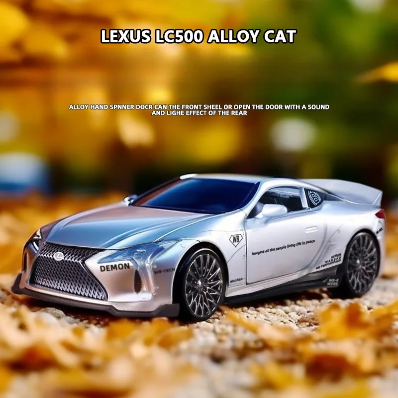 Модель автомобиля из сплава 1:32 LEXUS LC500, литой игрушечный автомобиль, подарок для мальчиков, коллективный миниатюрный автомобиль, домашний декор
Модель автомобиля из сплава 1:32 LEXUS LC500, литой игрушечный автомобиль, подарок для мальчиков, коллективный миниатюрный автомобиль, домашний декор