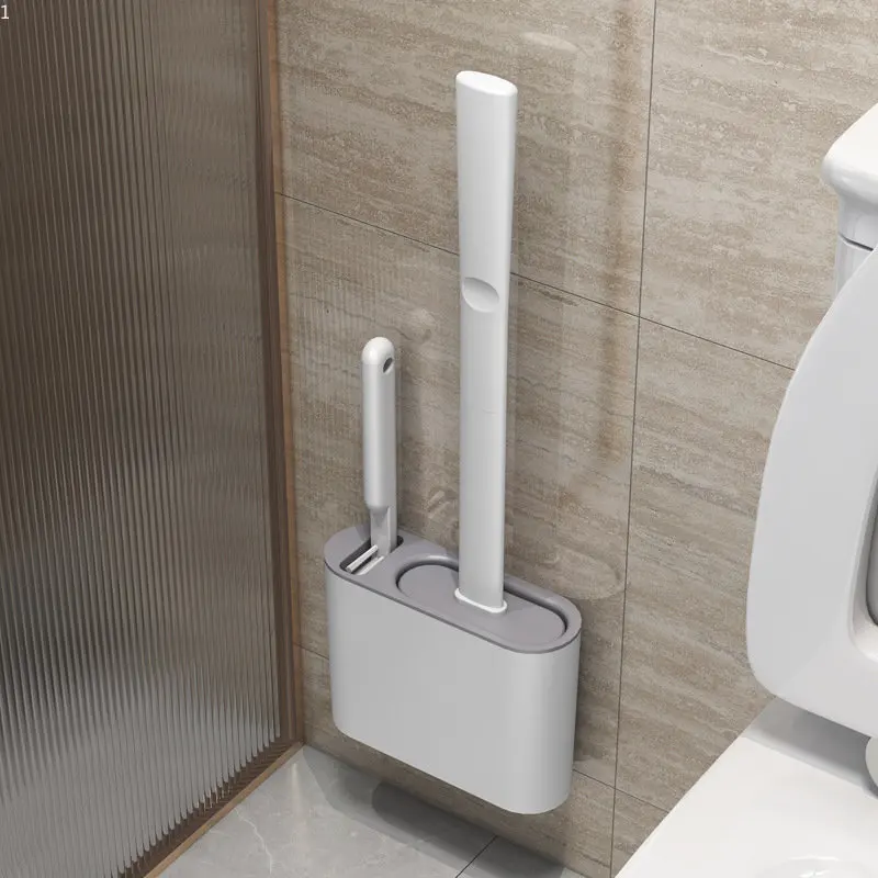 Wall Hanging TPR Toilet Brush with Holder Set For Floor Silicone Bristles No Dead Corner Cleaning Brush Bathroom Accessories Set
Wall Hanging TPR Toilet Brush with Holder Set For Floor Silicone Bristles No Dead Corner Cleaning Brush Bathroom Accessories Set