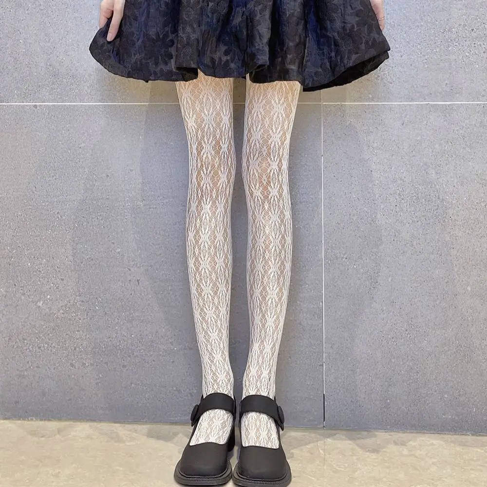 Cute Lolita Hollowed Out Black White Breathable Female Sexy Tights Gift For Women Girls Fishnet Pantyhose Jacquard Stockings
Cute Lolita Hollowed Out Black White Breathable Female Sexy Tights Gift For Women Girls Fishnet Pantyhose Jacquard Stockings