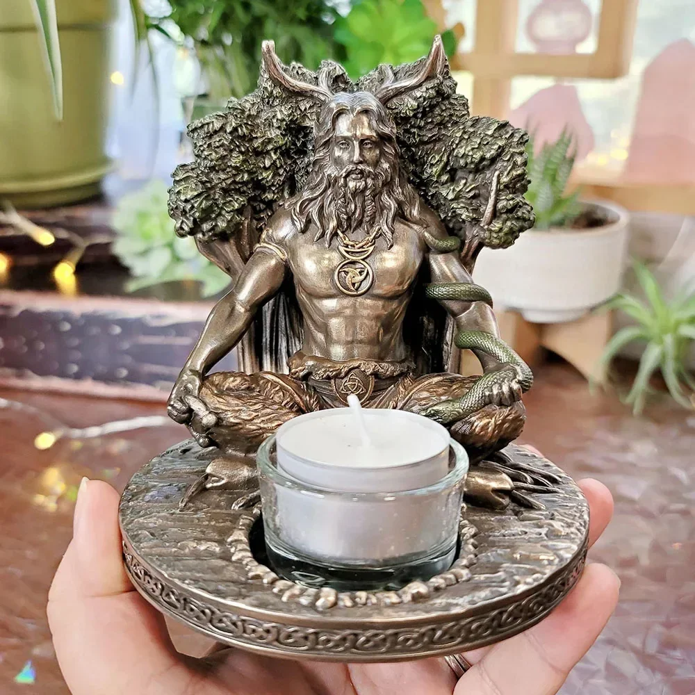 Ancient Rome Cernunnos Statue Sculpture Candles Holder Mythology Goddess Desk Decoration Home Decor Crafts Decorative Figurine
Ancient Rome Cernunnos Statue Sculpture Candles Holder Mythology Goddess Desk Decoration Home Decor Crafts Decorative Figurine