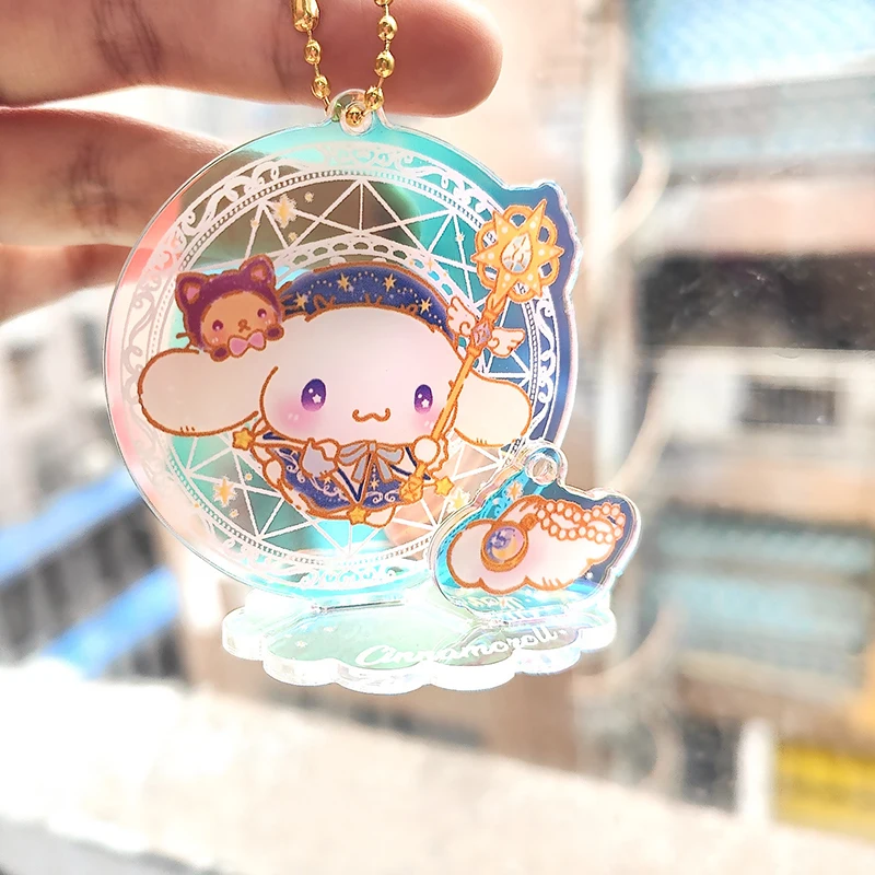 Kawaii Sanrio аниме Лазерная акриловая фигурка бренда Cinnamoroll Kuromi HelloKitty брелок экшн-фигурки DIY игрушки подарки для детей
Kawaii Sanrio аниме Лазерная акриловая фигурка бренда Cinnamoroll Kuromi HelloKitty брелок экшн-фигурки DIY игрушки подарки для детей