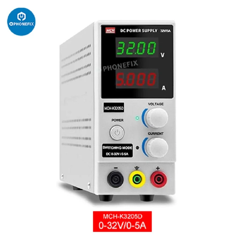 MCH-K3206D KA3005D DC Power Supply Adjustable 4-Digit Display Charging 30V 6A Switch Laboratory Power Supply Voltage Regulator
MCH-K3206D KA3005D DC Power Supply Adjustable 4-Digit Display Charging 30V 6A Switch Laboratory Power Supply Voltage Regulator