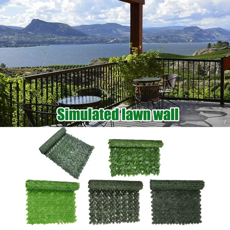 

Artificial Ivy Fence Realistic Faux Ivy Vine Leaves Hedges Fence And Faux Simulation Ivy Privacy Expanding Trellis Rolls Fence