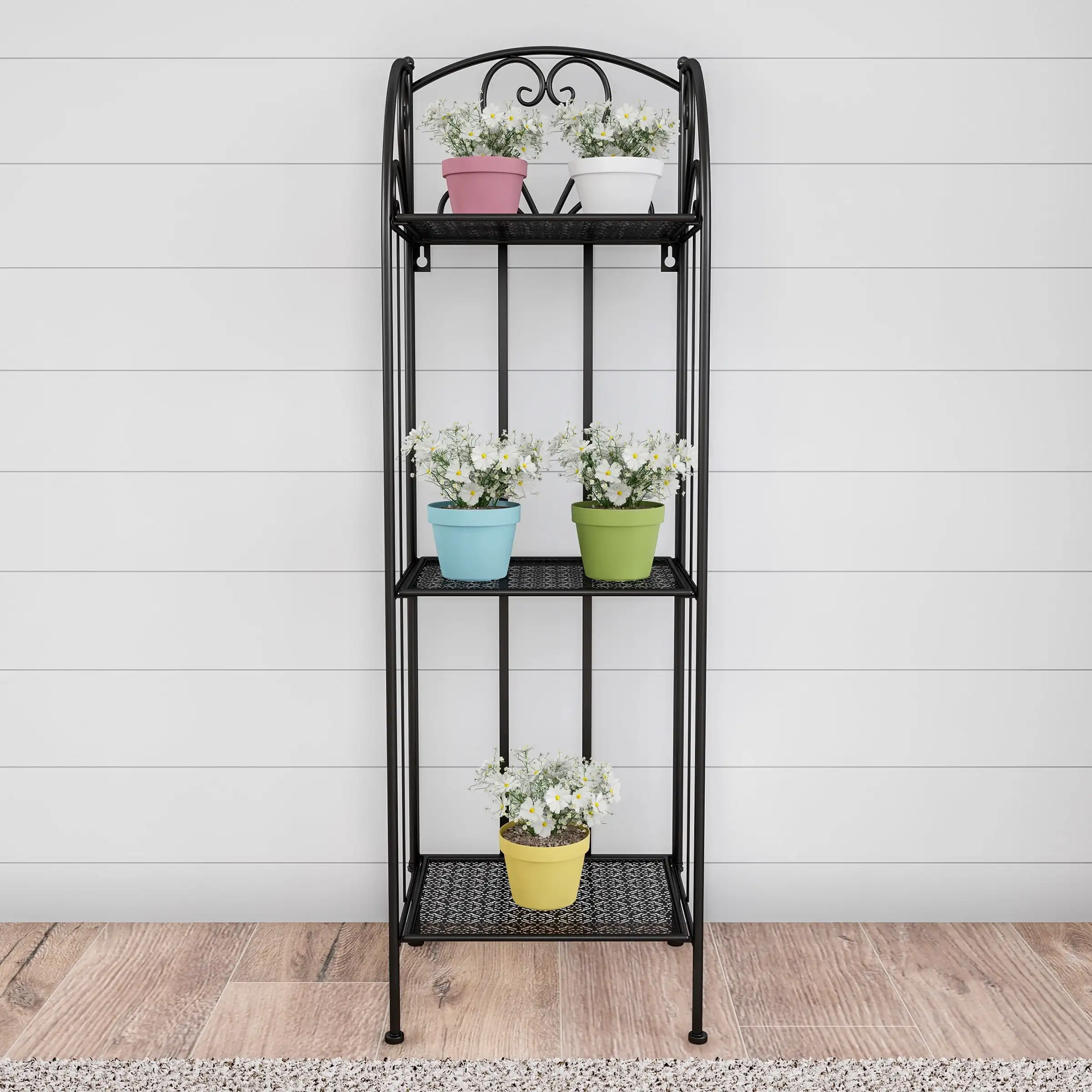 Pure Garden Metal Plant Stand– 3-Tier Vertical Shelf for Indoor or Outdoor Display (Black)
Pure Garden Metal Plant Stand– 3-Tier Vertical Shelf for Indoor or Outdoor Display (Black)