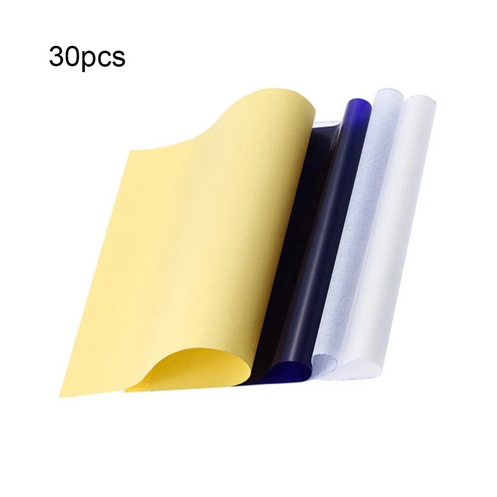 30pieces Clear Copy Paper - A4 Format Transfer Paper For Tattooing Easy To Tattoos Transfer Paper as shown
30pieces Clear Copy Paper - A4 Format Transfer Paper For Tattooing Easy To Tattoos Transfer Paper as shown