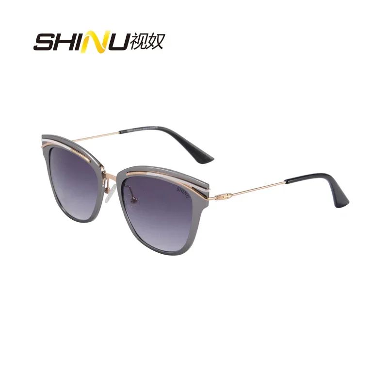 

SHINU Women's sunglasses Retro Vinatge Designer sunglass aluminum sunglasses Fashion Brand Sun Glasses For Women oculos de sol