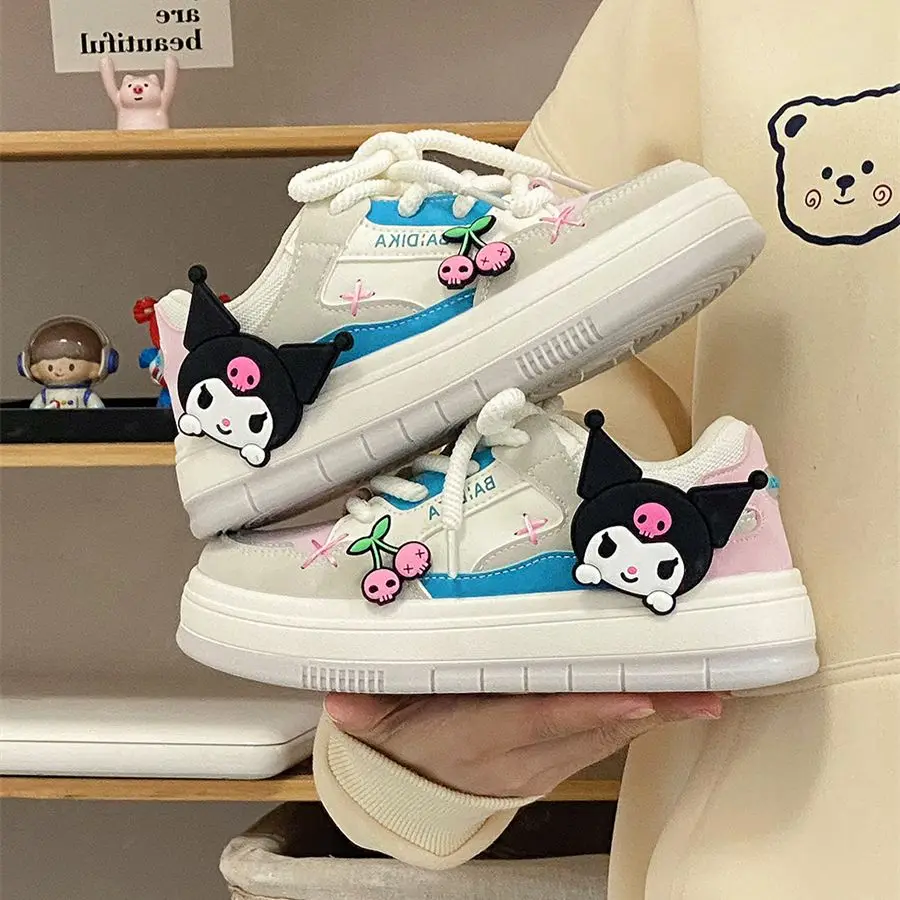 Miniso Sanrio 2023 new Niche Kuromi Casual Shoes Sweet Japanese Cute Sister Sneakers Platform Sneakers for Women soft warm
Miniso Sanrio 2023 new Niche Kuromi Casual Shoes Sweet Japanese Cute Sister Sneakers Platform Sneakers for Women soft warm