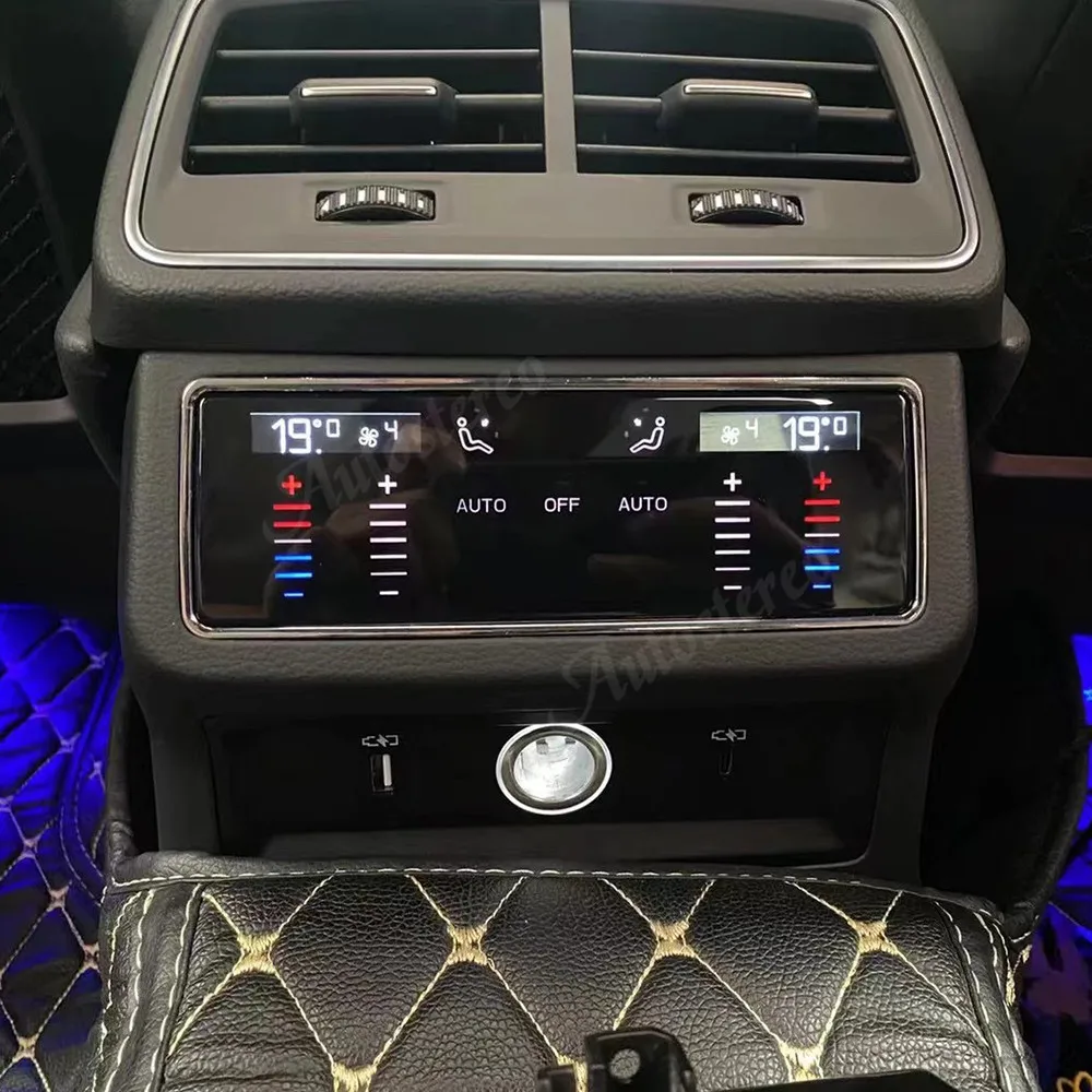 

Автомобильная задняя панель управления переменного тока, кондиционер для Audi A6L 2019-2023, автомобильная климатическая плата, сенсорный экран, обновленные внутренние детали