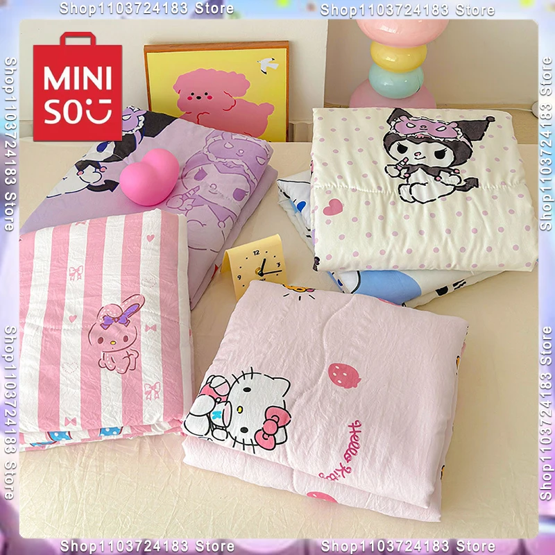 Летнее Детское Двухслойное газовое одеяло Hello Kitty с мультяшным рисунком, летнее одеяло Sanrio, кондиционер воздуха Kuromi, машинная стирка, тонкое одеяло
Летнее Детское Двухслойное газовое одеяло Hello Kitty с мультяшным рисунком, летнее одеяло Sanrio, кондиционер воздуха Kuromi, машинная стирка, тонкое одеяло